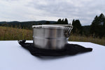 Personal camp stove with pot